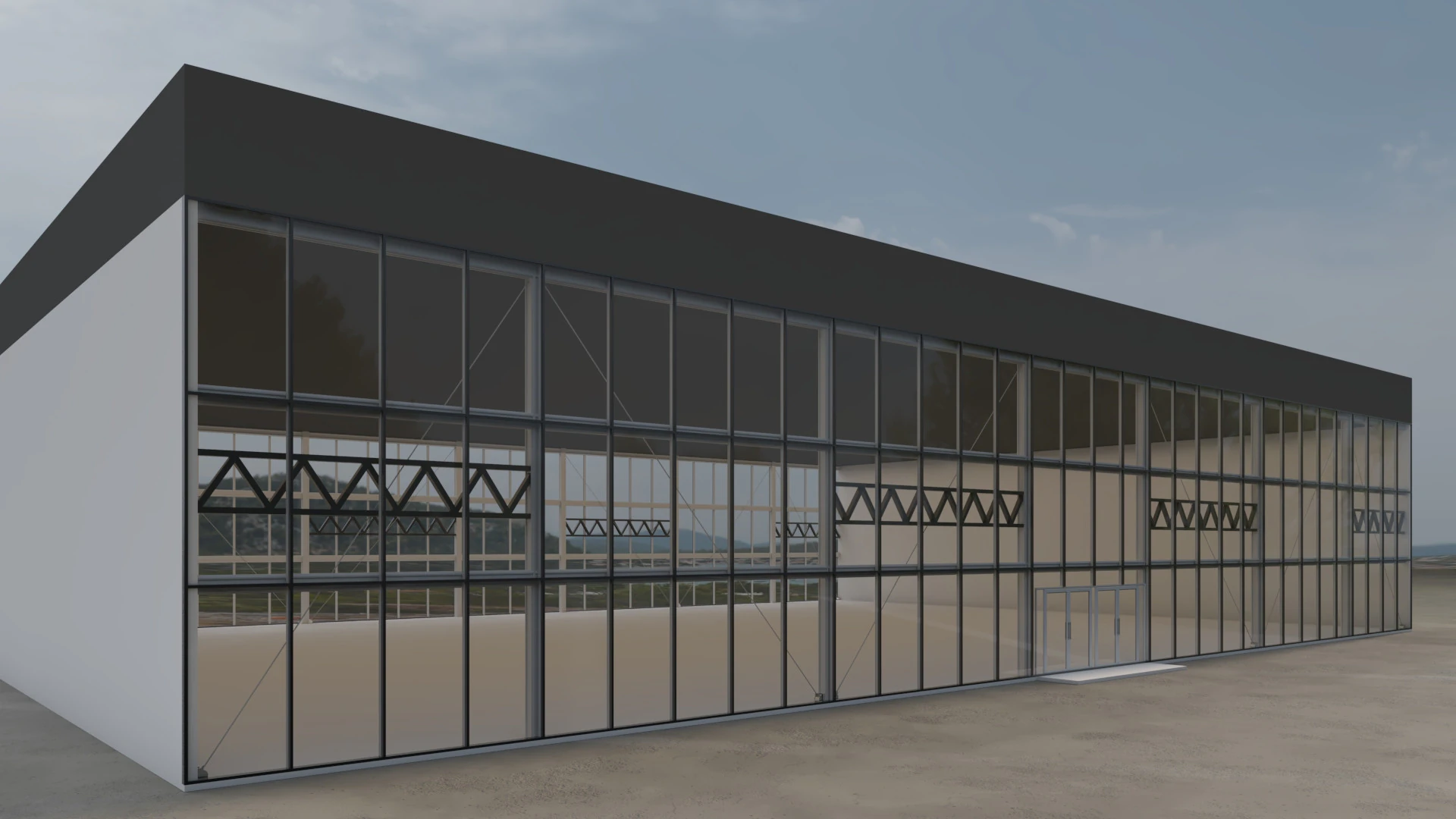 TENT SMART STRUCTURE 3D Model .c4d .max .obj .3ds .fbx .stl .blend 