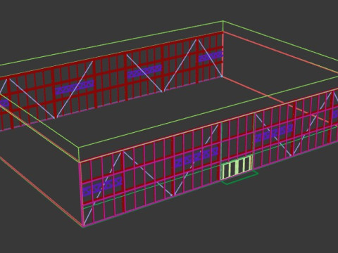 TENT SMART STRUCTURE 3D 모델