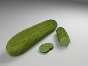 3d cucumber Modèle 3D