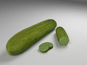 cetriolo 3d Modello 3D