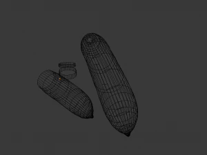 cetriolo 3d Modello 3D