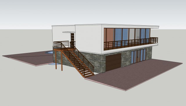 house 3D Model .c4d .max .obj .3ds .fbx .stl .blend 