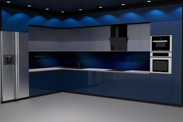 kitchen Modelo 3D .c4d .max .obj .3ds .fbx .stl .blend 