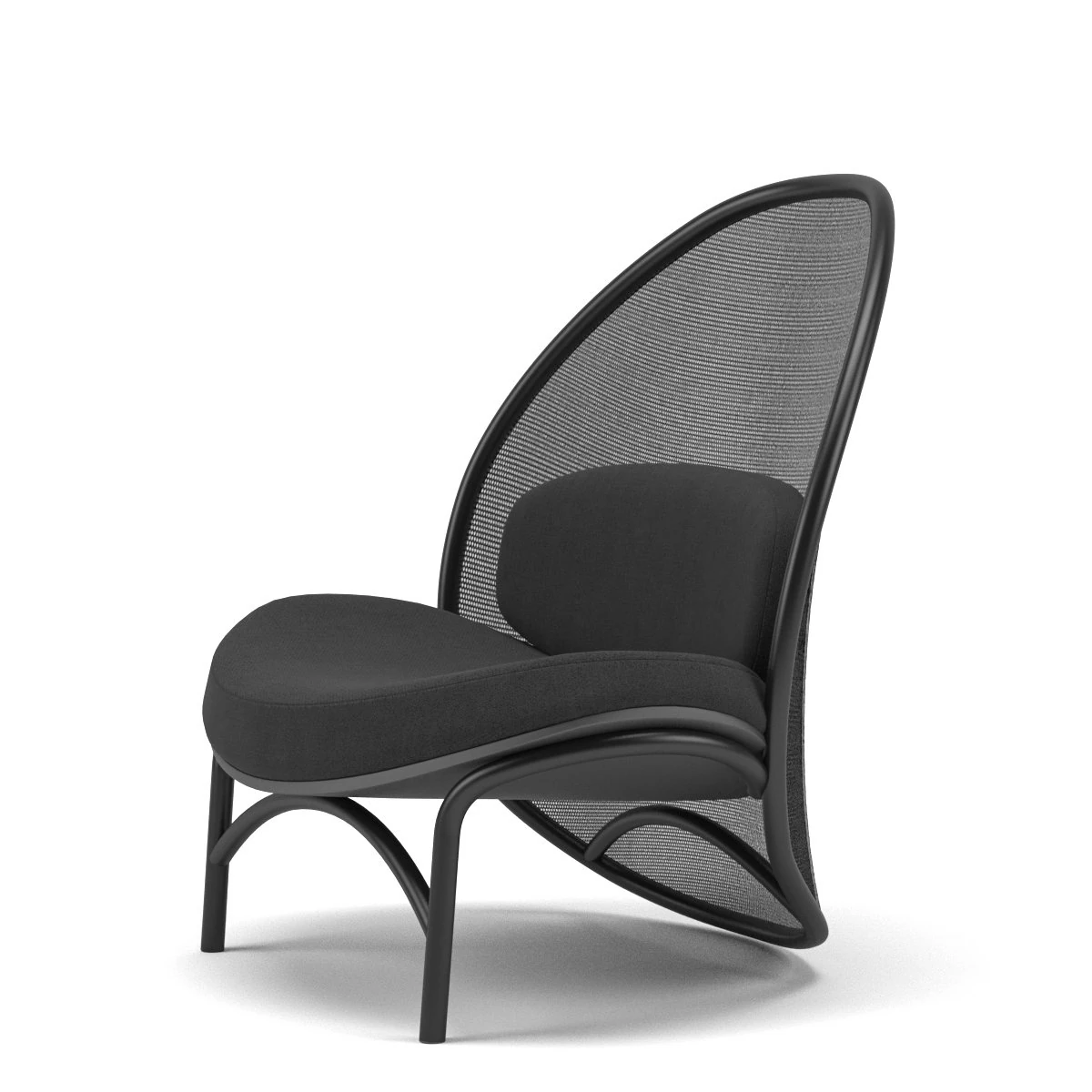 ton launches the chips lounge chair by lucie koldova 3D Model .c4d .max .obj .3ds .fbx .stl .blend 