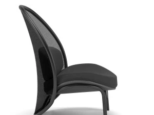 ton launches the chips lounge chair by lucie koldova 3D Model