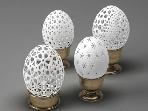 decor eggs 3D Model