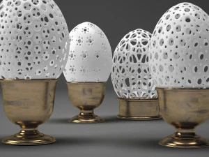 decor eggs 3D Model