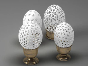 decor eggs 3D Model