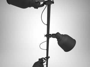 ikea hektar floor lamp 3D Model