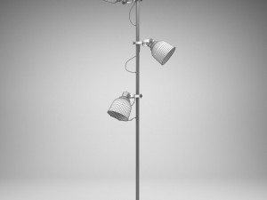 ikea hektar floor lamp 3D Model