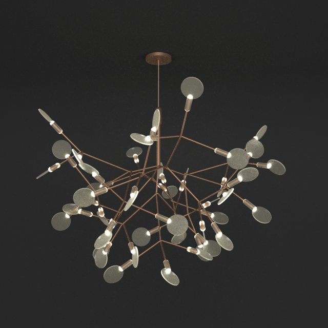 lamp chic botanic 3D मॉडल .c4d .max .obj .3ds .fbx .stl .blend 