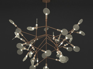 lamp chic botanic 3D मॉडल