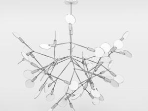 lamp chic botanic 3D मॉडल