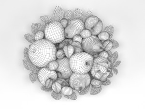 ikea stockholm fruit bowl 3D 모델