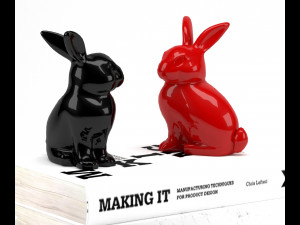 bunny rabbit books 3D Model