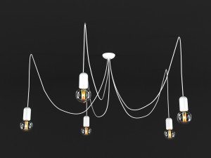 nowodvorski lamp spider x5 3D Model