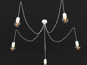 nowodvorski lamp spider x5 Model 3D