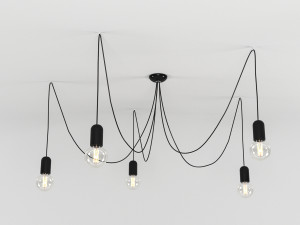 nowodvorski lamp spider x5 Model 3D