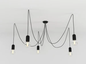 nowodvorski lamp spider x5 3D Model