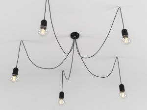 nowodvorski lamp spider x5 Model 3D
