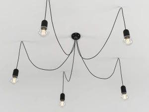 nowodvorski lamp spider x5 3D Model
