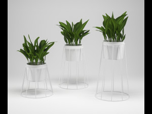 ok design cibele plant stand 3Dモデル