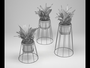 ok design cibele plant stand 3Dモデル