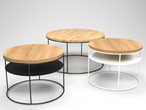 coffee talbes collection 3D Model