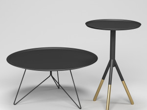 coffee talbes collection 3D Model