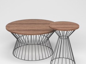 coffee talbes collection 3D Model