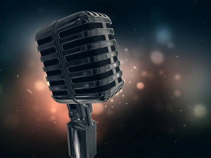 retro microphone 3D Model