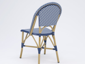 salcha indoor outdoor french bistro side chair Model 3D