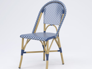 salcha indoor outdoor french bistro side chair Model 3D