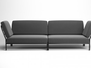 houe level lounge sofa Model 3D