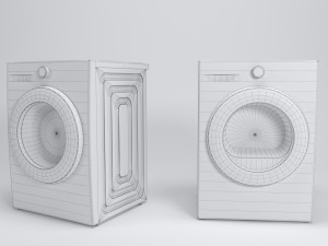 samsung washer ww80ta026ah and dryer dv80ta020ae machine Model 3D