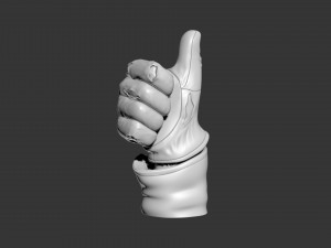 TERMINATOR Like Hand Model 3D