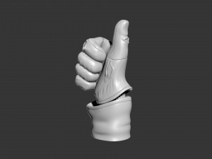 TERMINATOR Like Hand Model 3D