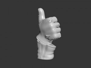 TERMINATOR Like Hand Model 3D