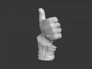 TERMINATOR Like Hand 3D Model