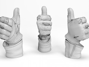 TERMINATOR Like Hand Model 3D