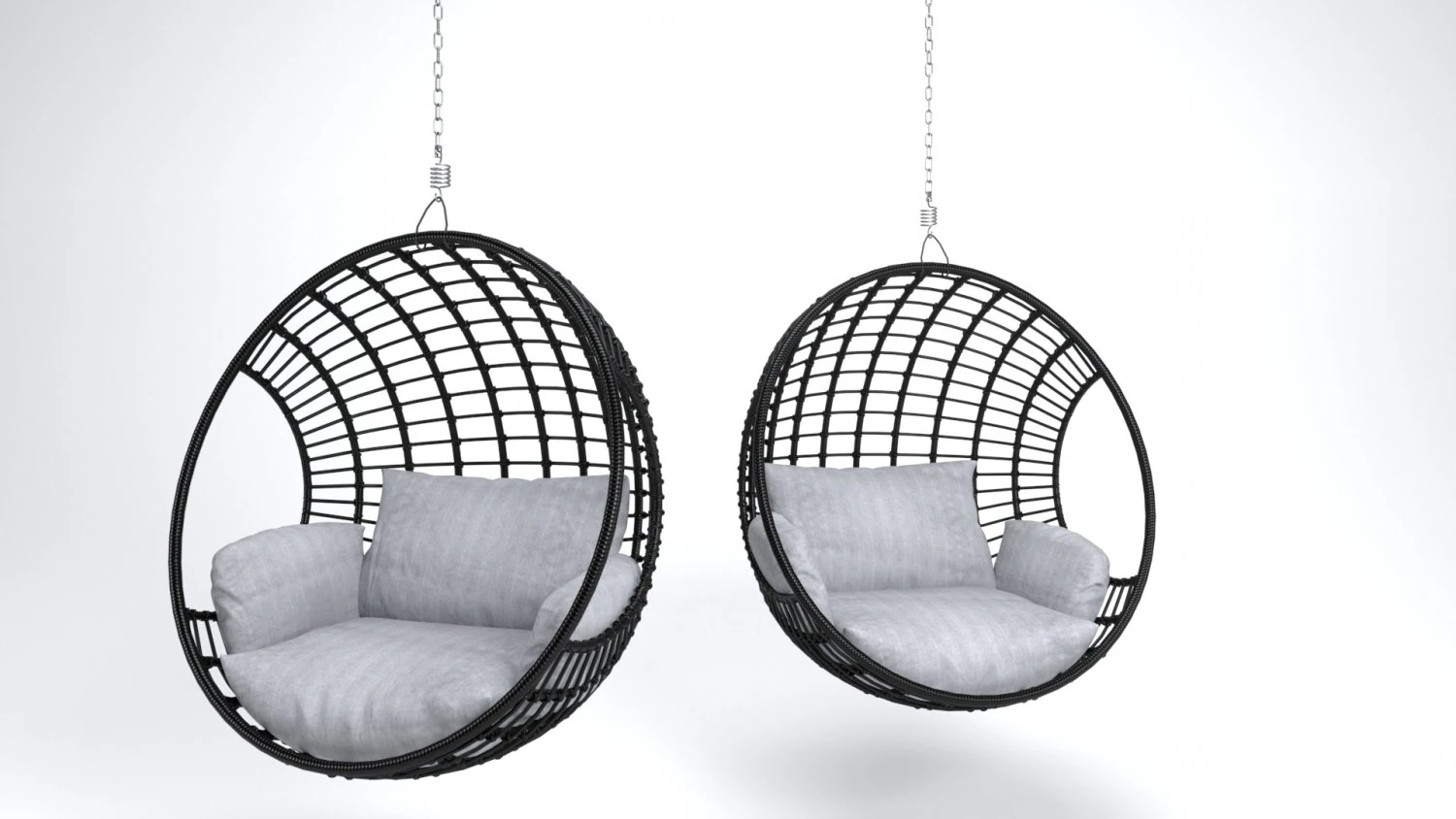Natural hanging Chair Beliani ASPIO 3D Model .c4d .max .obj .3ds .fbx .stl .blend