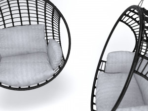 Natural hanging Chair Beliani ASPIO Modelo 3D