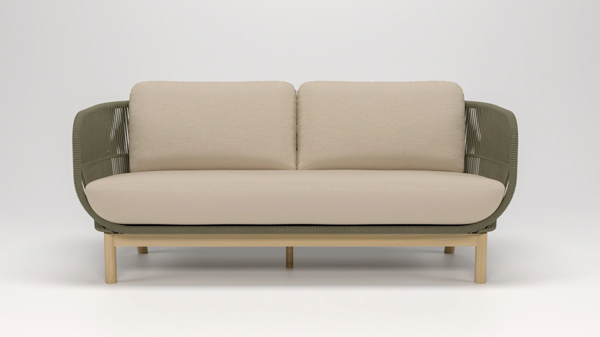 Catalina Outdoor 3-seater Sofa 3D Model .c4d .max .obj .3ds .fbx .stl .blend