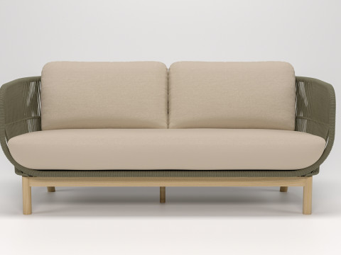 Catalina Outdoor 3-seater Sofa Modèle 3D