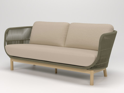 Catalina Outdoor 3-seater Sofa 3Dモデル