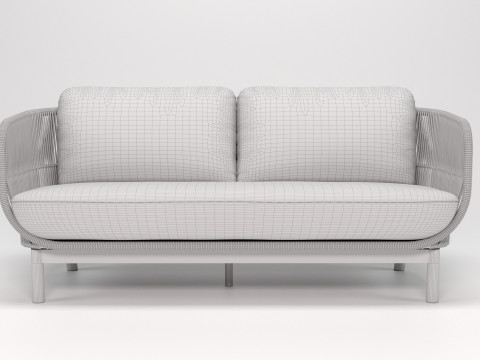 Catalina Outdoor 3-seater Sofa 3Dモデル