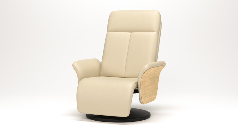 Foldable massage chair with footrest Modello 3D .c4d .max .obj .3ds .fbx .stl .blend 