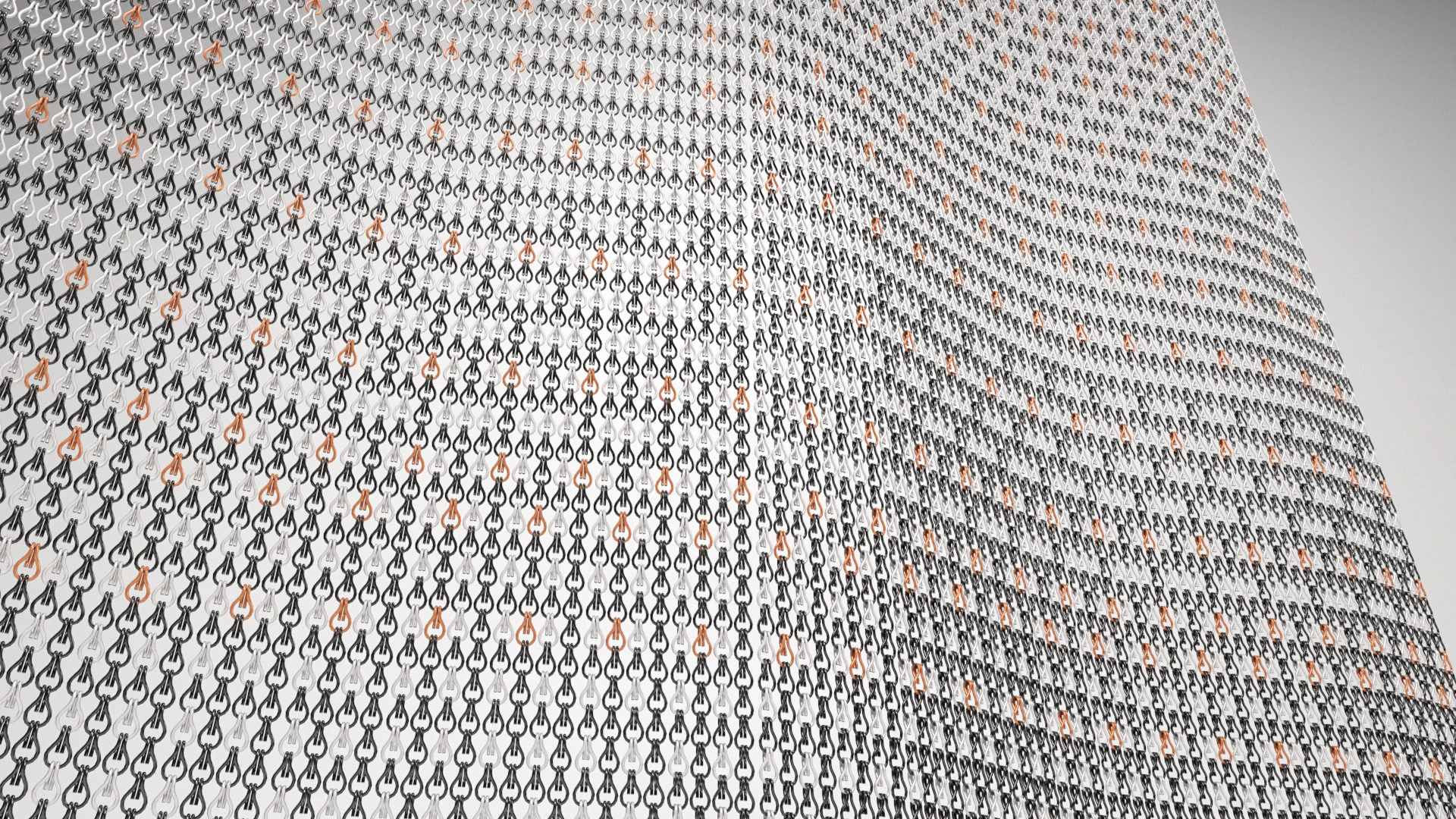 Curtain Kriskadecor Gradient 2 3D Model .c4d .max .obj .3ds .fbx .stl .blend 