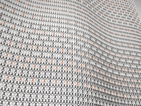 Curtain Kriskadecor Gradient 2 3D Model