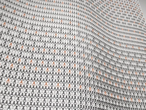 Curtain Kriskadecor Gradient 2 3D Model